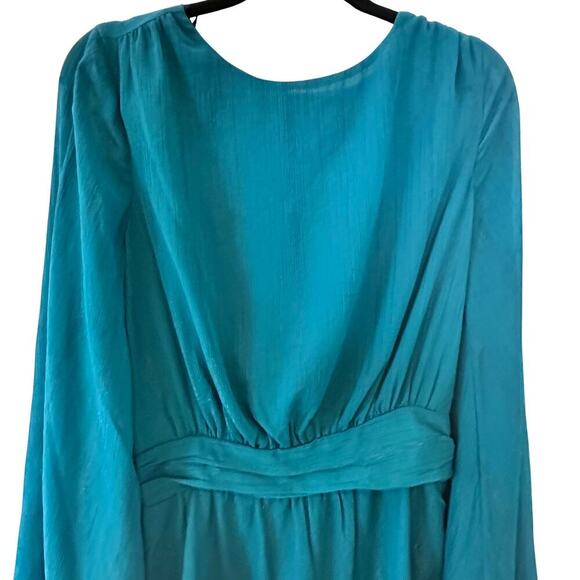 Jessica Simpson “Amella” Dress Ocean Depths - NWT & Bell Sleeve Babe Vibes 💃💙 - Picture 6 of 13